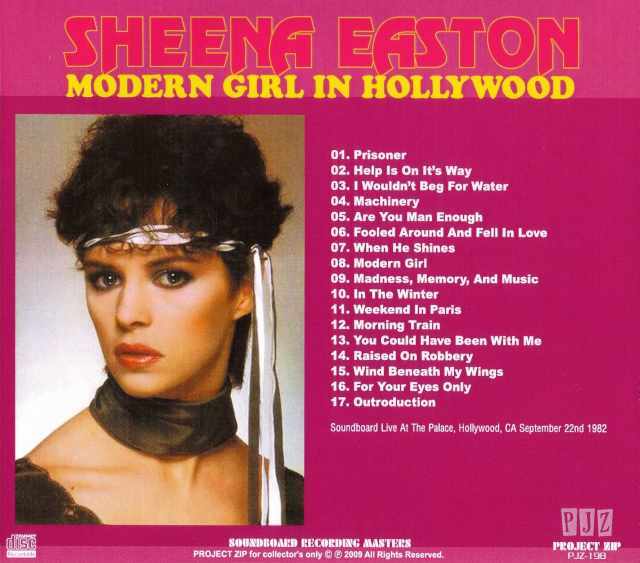 Sheena Easton シーナ・イーストン/California,USA 1982