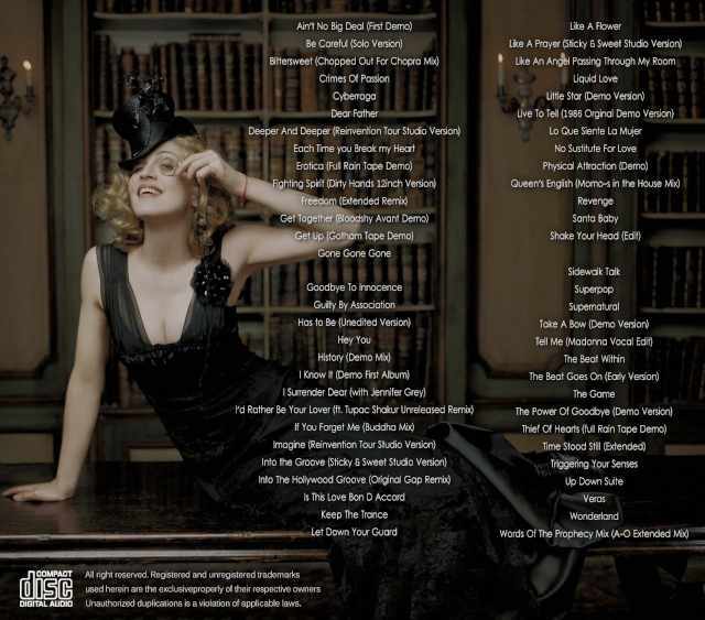 Madonna マドンナ/Ultimate Rare,Unreleased & Demo Trucks