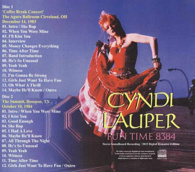 Cyndi Lauper シンディー・ローパー/Ohio,USA 1983 & more
