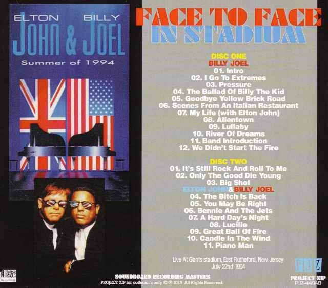 Billy Joel,Elton John ビリー・ジョエル エルトン・ジョン/New Jersey 