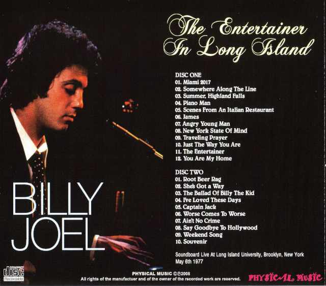 Billy Joel ビリー・ジョエル/New York,USA 1977