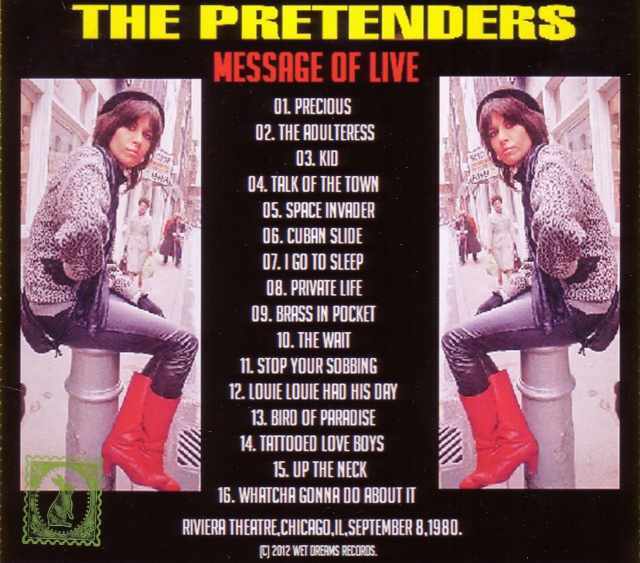 Pretenders プリテンダーズ/Illinois,USA 1980