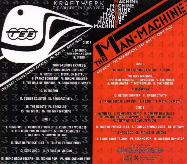 Kraftwerk クラフトワーク/Tokyo,Japan 5.10 & 11 2013