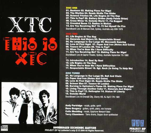 XTC/Australia 1979 & more