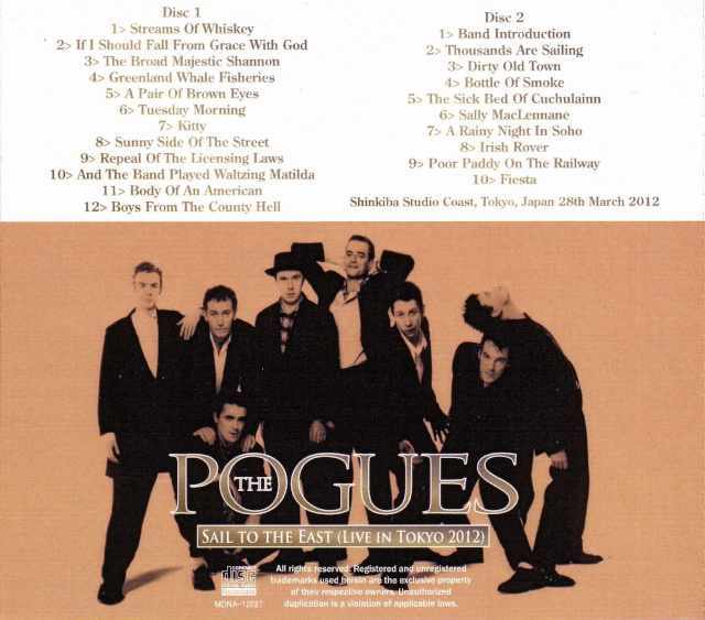 輸入盤１２インチ　ポーグスTHE POGUES The Nips 輸入盤12インチプロモシール ポーグスTHE POGUES The Nips