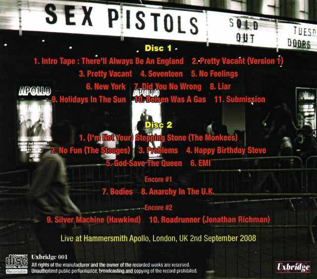 Sex Pistols セックス・ピストルズ CD 455-9534_0d9dbcc6-bccd-4009-