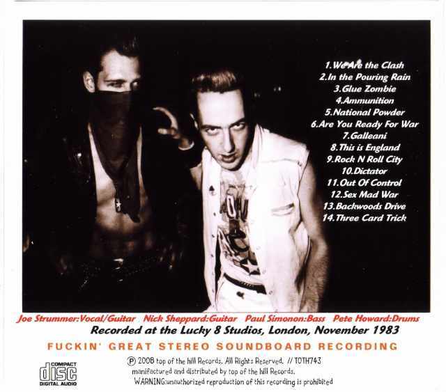 Clash クラッシュ/Unreleased Studio Demos 1983