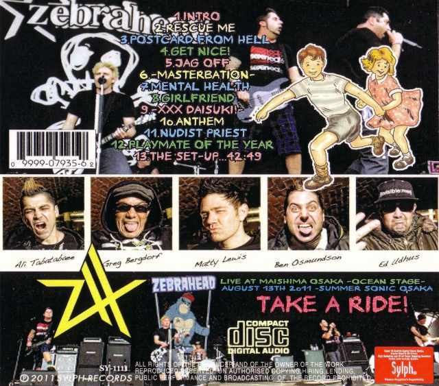 Zebrahead ゼブラヘッド/Osaka,Japan 2011