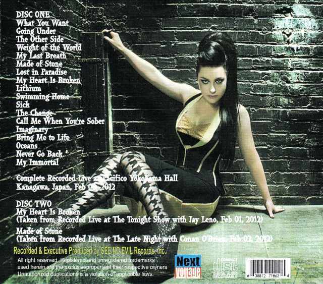 Evanescence エヴァネッセンス/Kanagawa.Japan 2012