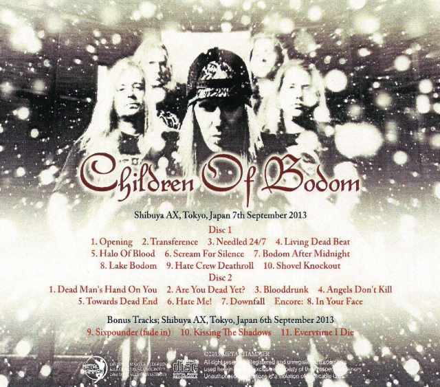 Children of Bodom チルドレン・オブ・ボドム/Tokyo,Japan 2013
