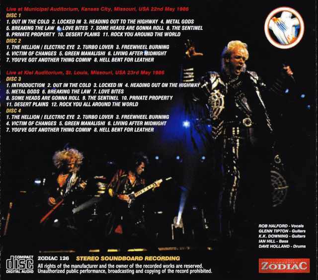 Judas Priest ジューダス・プリースト/MO,USA 1986