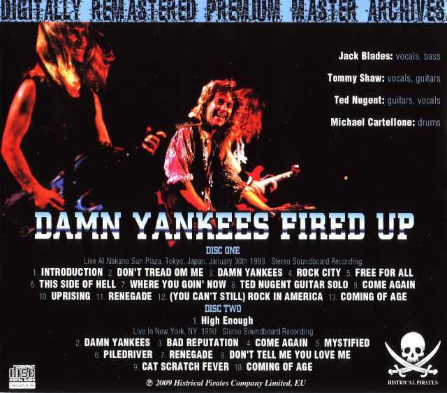 Damn Yankees ダム・ヤンキース/Japan 1993 & Ny,USA 1990