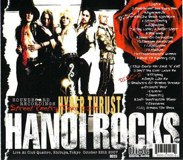 Hanoi Rocks ハノイ・ロックス/Tokyo,Japan 2007