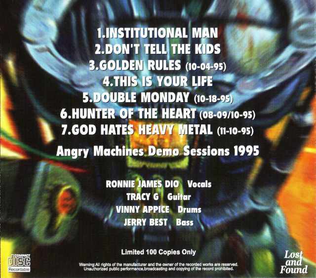 Dio ディオ/Angry Machines Demos