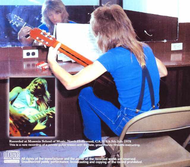 Randy Rhoads ランディ・ローズ/California,USA 1978 Private Lesson
