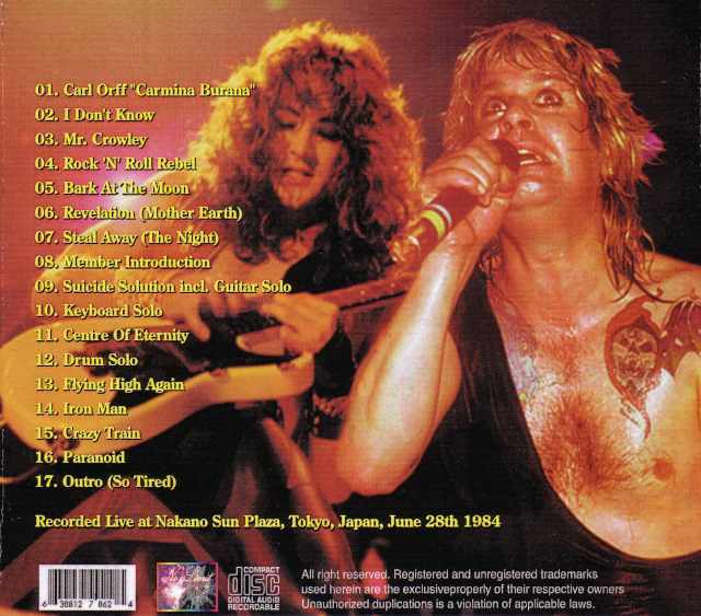 オジー・オズボーン Ozzy Osbourne OZZY OSBOURNE/FLIPPIN' THE OTHER SIDE(1CD) - Hard Rock/Heavy