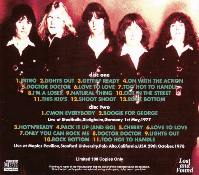 UFO,Michael Schenker マイケル・シェンカー/Germany 1977 & more