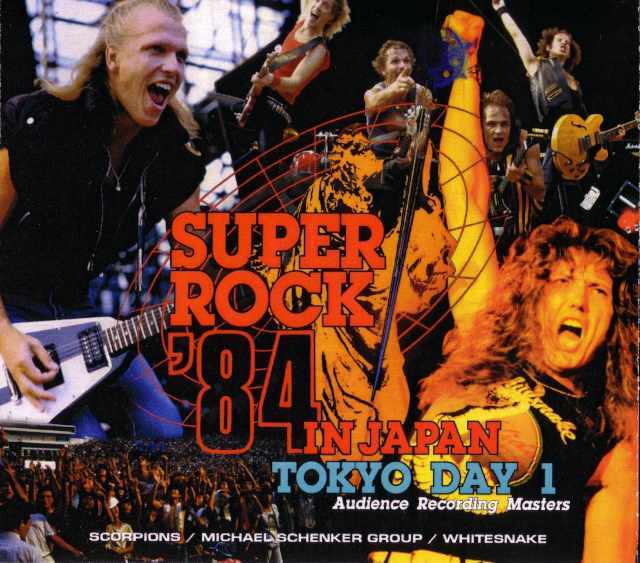 Michael Schenker,Whitesnake,Scorpions/Tokyo,Japan 1984