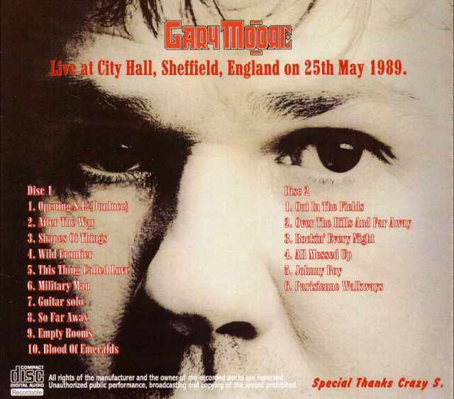 激レア ゲイリー・ムーア ポスター Gary Moore Gary Moore ゲイリー・ムーア/England,UK 1982 Audience