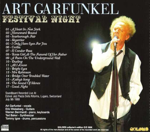 Art Garfunkel アート・ガーファンクル/Switerland 1999
