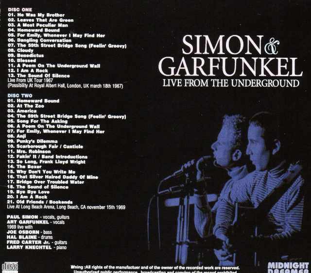 Simon & Garfunkel サイモン・アンド・ガーファンクル/UK 1967