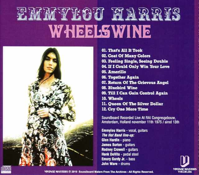Emmylou Harris エミルー・ハリス/Holland 1975