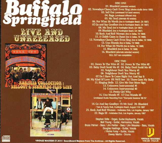 Buffalo Springfield バッファロー・スプリングフィールド/Rarities 