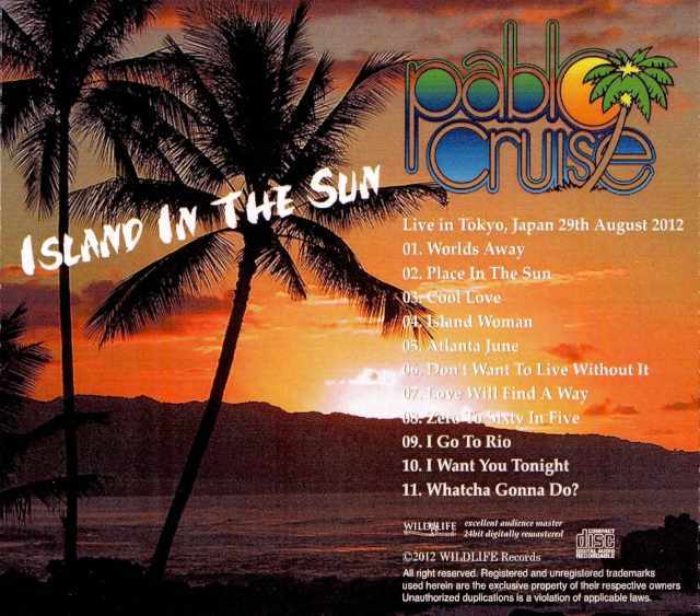 Pablo Cruise パブロ・クルーズ/Tokyo,Japan 2012