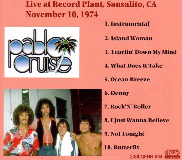 パブロクルーズ レコード USオリジナル3枚 JP1枚 PABLO CRUISE Pablo Cruise パブロ・クルーズ/California,USA 1974