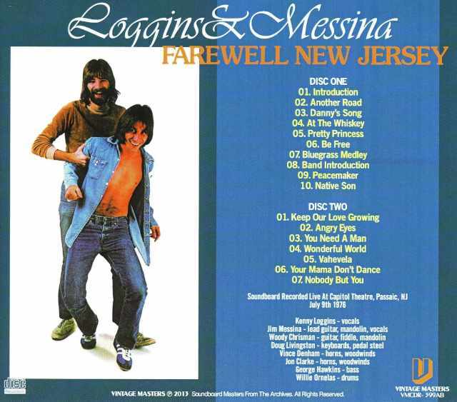 Loggins & Messina ロギンス・アンド・メッシーナ/New Jersey,USA 1976