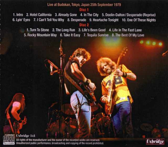 Eagles イーグルス/Tokyo,Japan 1979