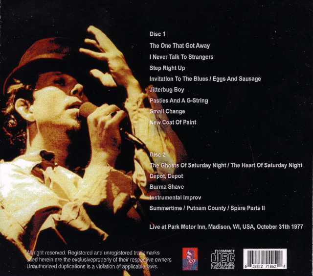 Tom Waits トム・ウェイツ/Florida,USA 1977