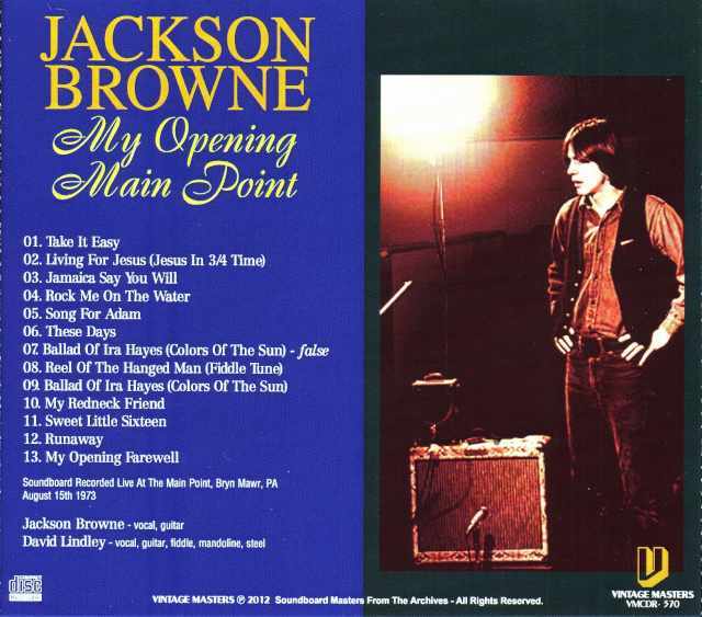 Jackson Browne ジャクソン・ブラウン/Pensyalvannia,USA 1973