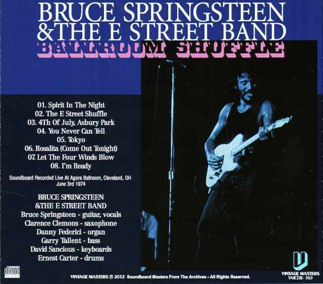 Bruce Springsteen ブルース・スプリングスティーン/Ohio,USA 1974