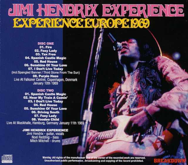 Jimi Hendrix ジミ・ヘンドリックス/Denmark 1969 & more