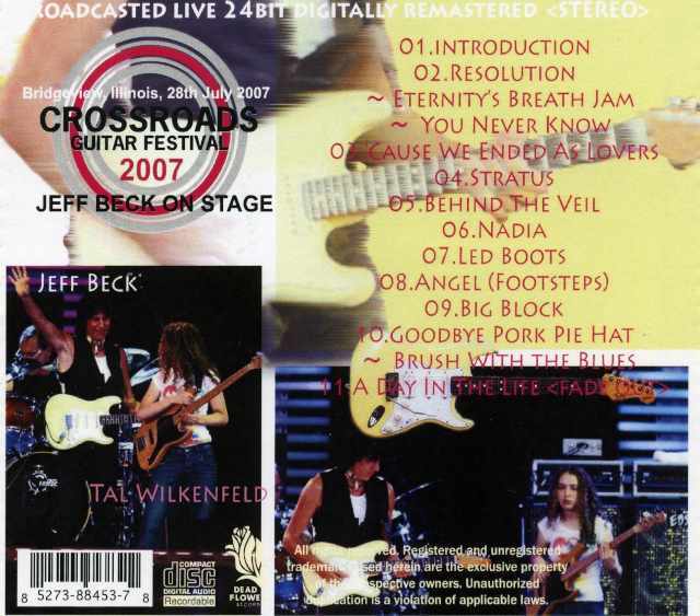 Jeff Beck ジェフ・ベック/Crossroads Guitar Festival 2007