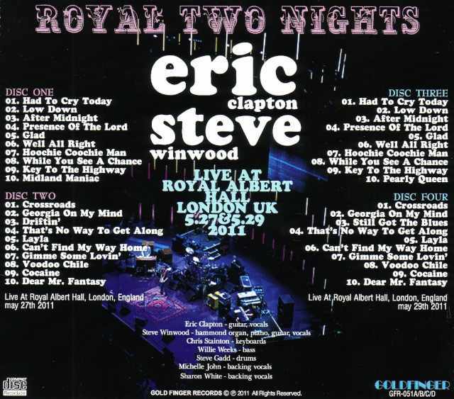 Eric Clapton,Steve Winwood エリック・クラプトン/London,UK 5.27