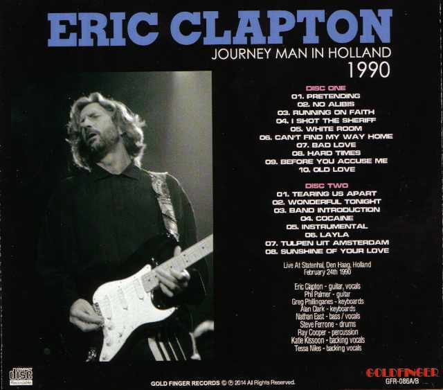 Eric Clapton エリック・クラプトン/Holland 1990