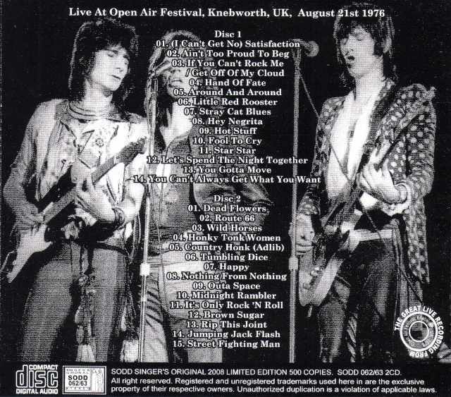 Rolling Stones ローリング・ストーンズ/UK 1976