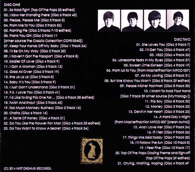 THE BEATLES UNSURPASSED BROADCASTS 14枚 THE BEATLES UNSURPASSED BROADCASTS 14枚