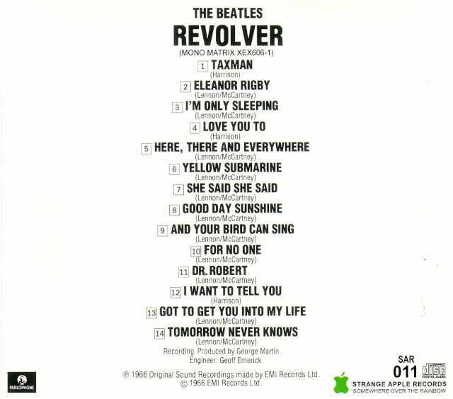 Beatles ビートルズ/Revolver Mono Version