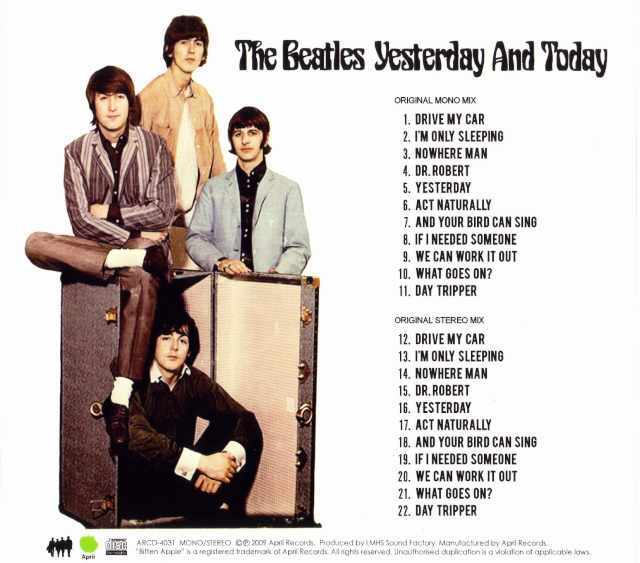 Beatles ビートルズ/Yesterday and Today Remaster