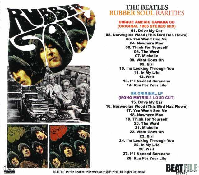 Beatles ビートルズ/Rubber Soul Rarities