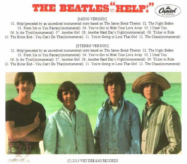 Beatles ビートルズ/HELP ! New Improved Mono & Stereo Version