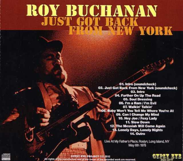 Roy Buchanan ロイ・ブキャナン/New York,USA 1978