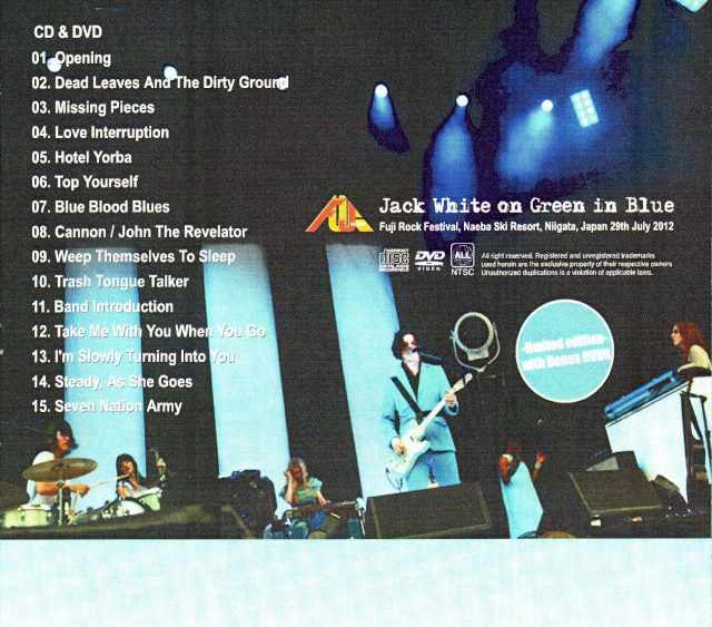 Jack White ジャック・ホワイト/Niigata,Japan 2012