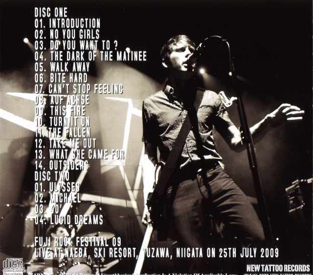Franz Ferdinand フランツ・フェルディナンド レコード Franz Ferdinand フランツ・フェルディナンド/Niigata,Japan 2009