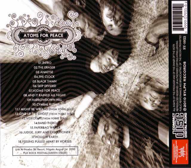 Atoms For Peace アトムス・フォー・ピース/Niigata,Japan 2010