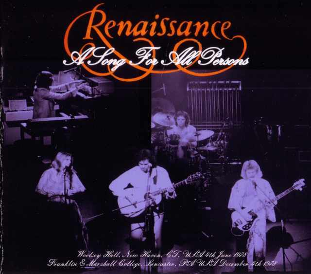 Renaissance ルネッサンス/1978 US Tour Collection
