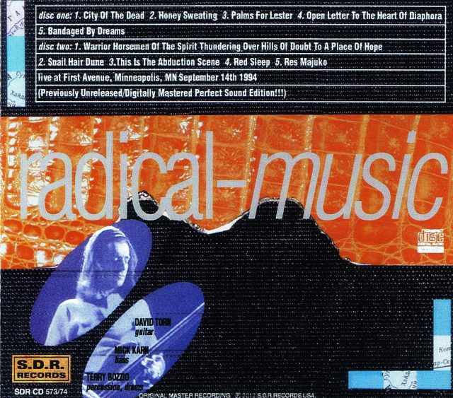 David Torn,Mick Karn,Terry Bozzio ミック・カーン/Minneapolis,USA 1994